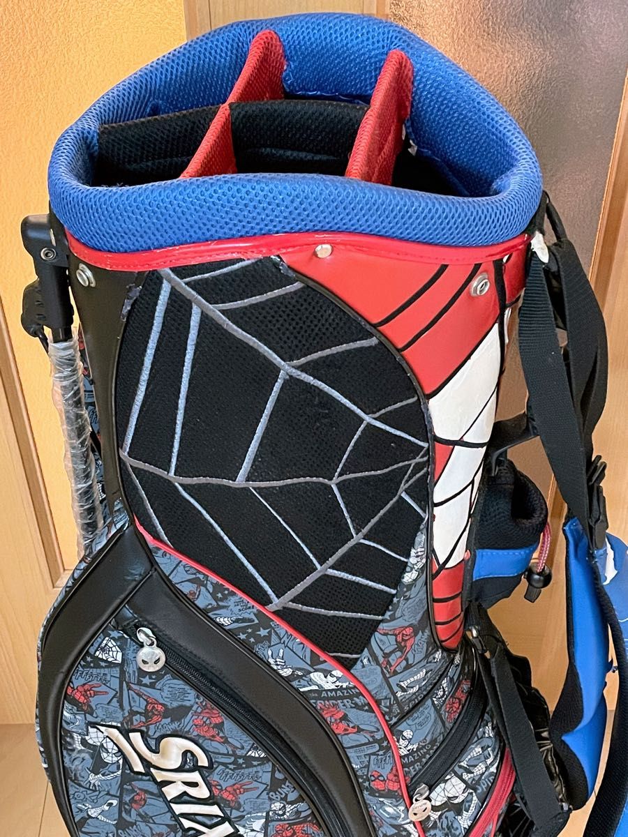 限定】スリクソン×マーベル×スパイダーマン スタンドキャディ 限定】スリクソン×マーベル×スパイダーマン スタンドキャディ