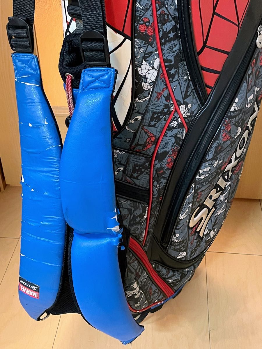 限定】スリクソン×マーベル×スパイダーマン スタンドキャディ 限定】スリクソン×マーベル×スパイダーマン スタンドキャディ