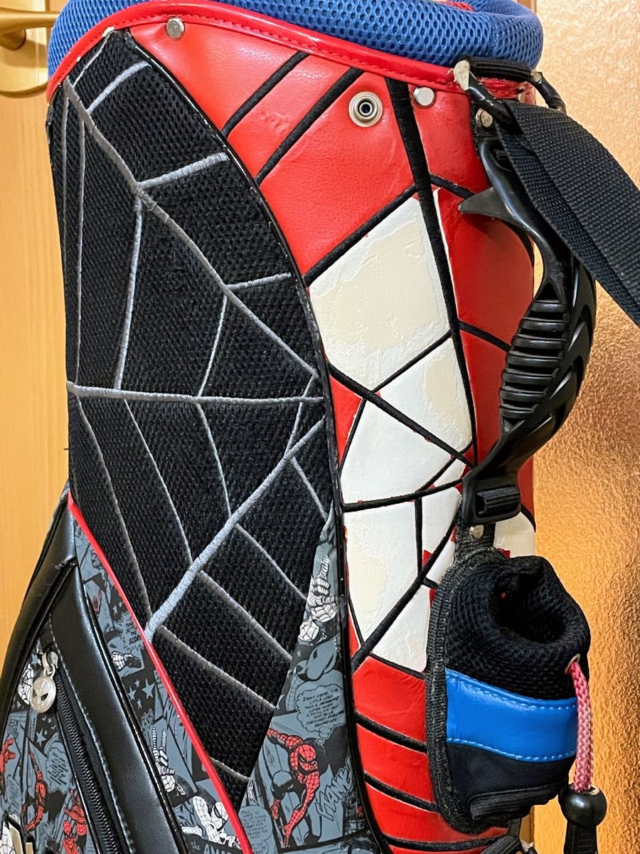 限定】スリクソン×マーベル×スパイダーマン スタンドキャディ 限定】スリクソン×マーベル×スパイダーマン スタンドキャディ