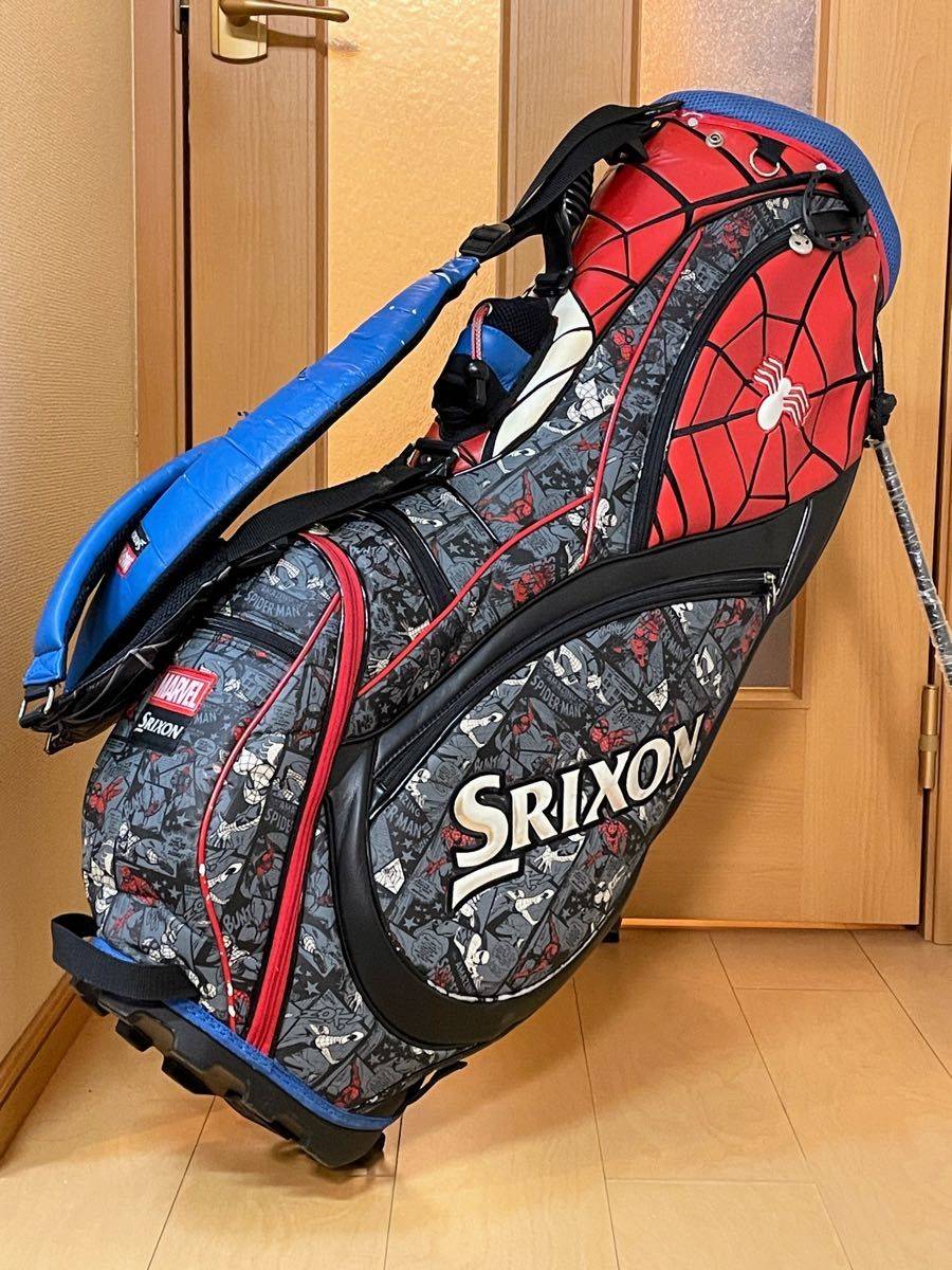 限定】スリクソン×マーベル×スパイダーマン スタンドキャディ 限定】スリクソン×マーベル×スパイダーマン スタンドキャディ
