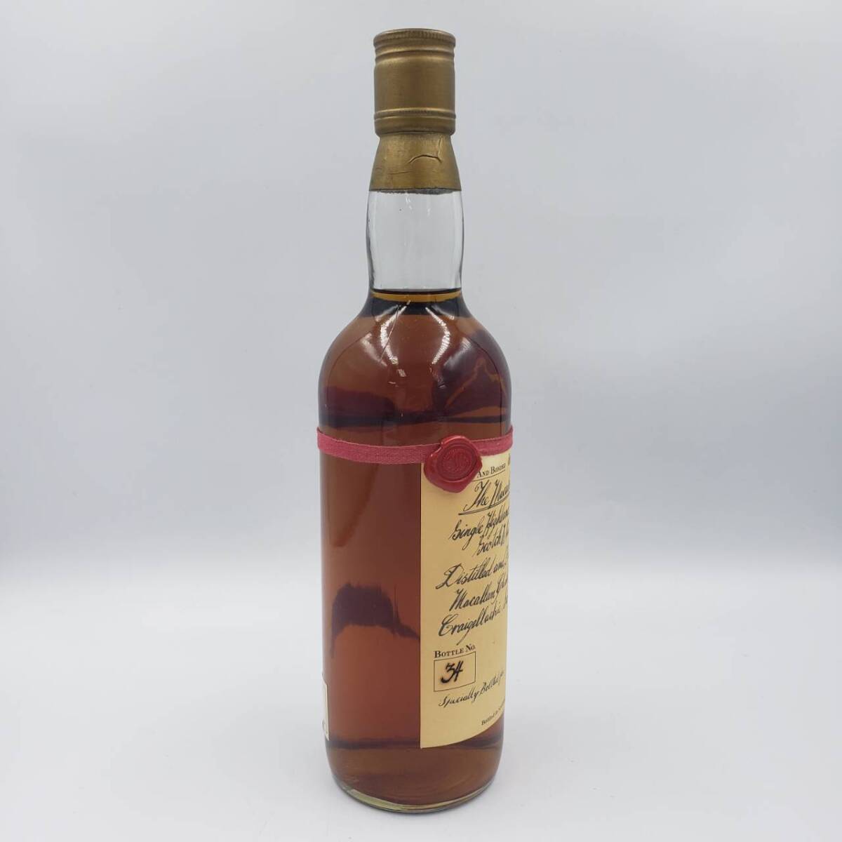 M29491(034)-515/TH700000 酒 ※同梱不可 The Macallan 1938 ザ・マッカラン レッドリボン ウイスキー特級 43％ 760ml の画像4