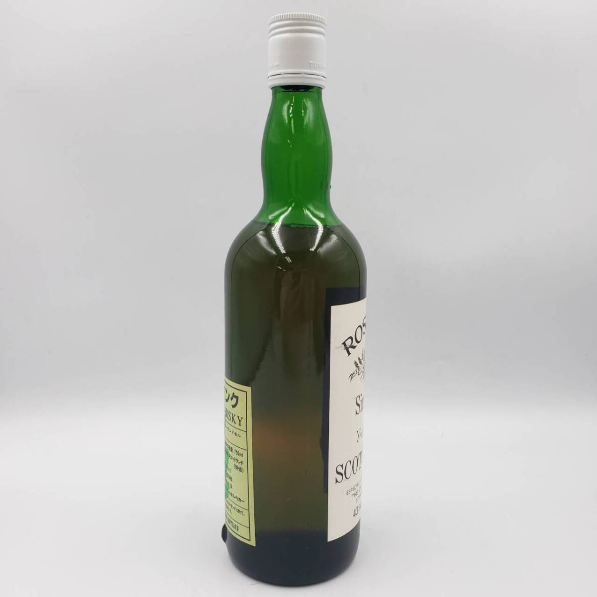 M29491(034)-532/TH68000　酒　ROSEBANK　８年　Single Malt SCOTCH WHISKY　ローズバンク　シングルモルト　43％　750ml　箱付き_画像5