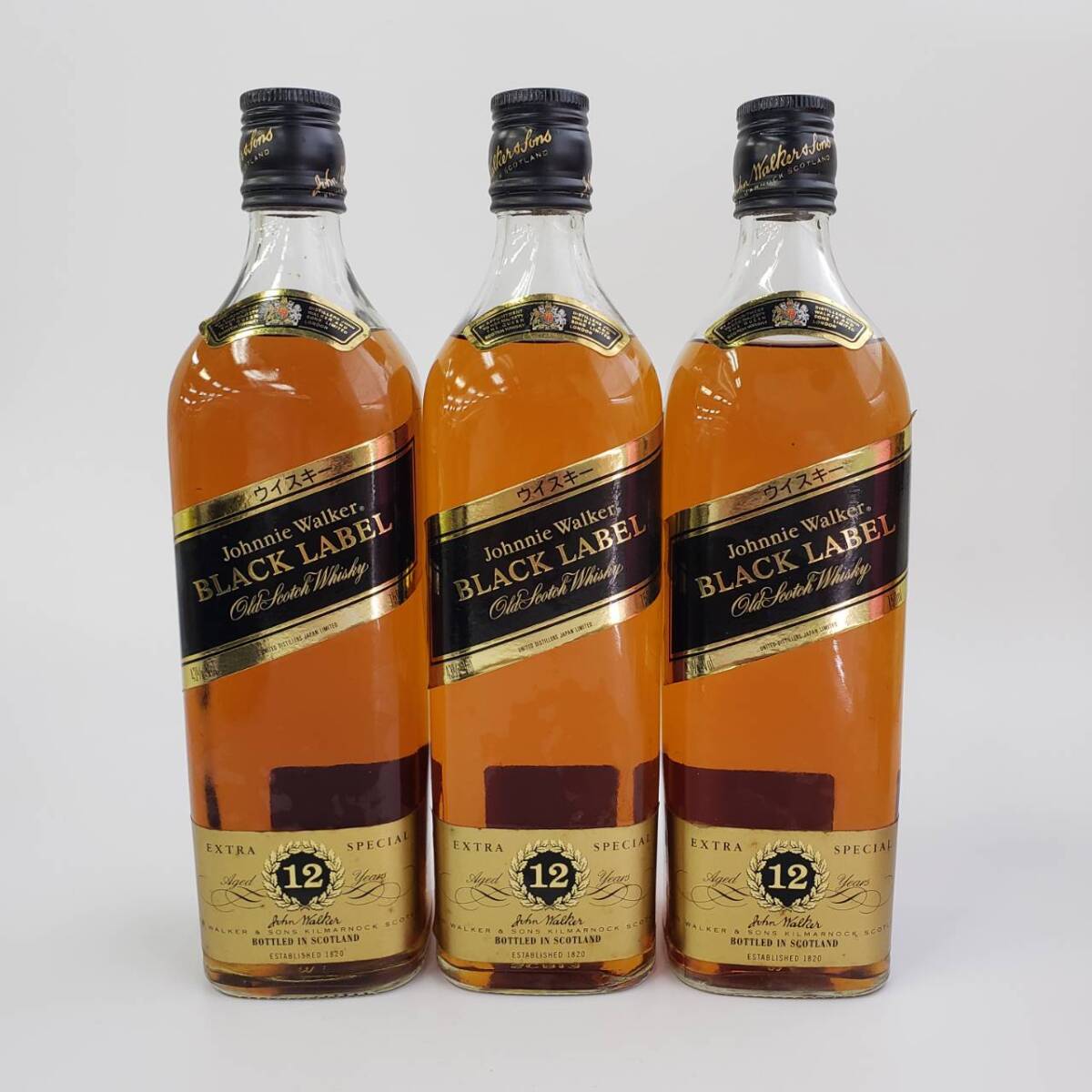 M858(042)-555/HK3000 sake * including in a package un- possible 5ps.@ summarize Johnnie Walker Black Label EXTRA SPECIAL 12 year /Johnnie Walker Red Label