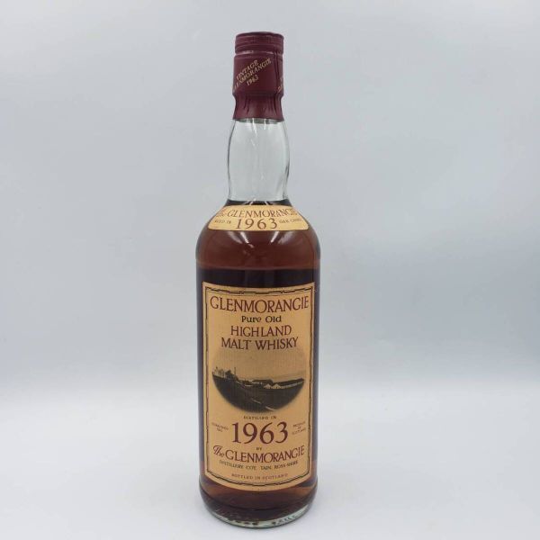 N29491(042)-31/TH120000 酒 The GLENMORANGIE 1963年 Pure Old HIGHLAND MALT WHISKY グレンモーレンジ 43％ 750mlの画像1