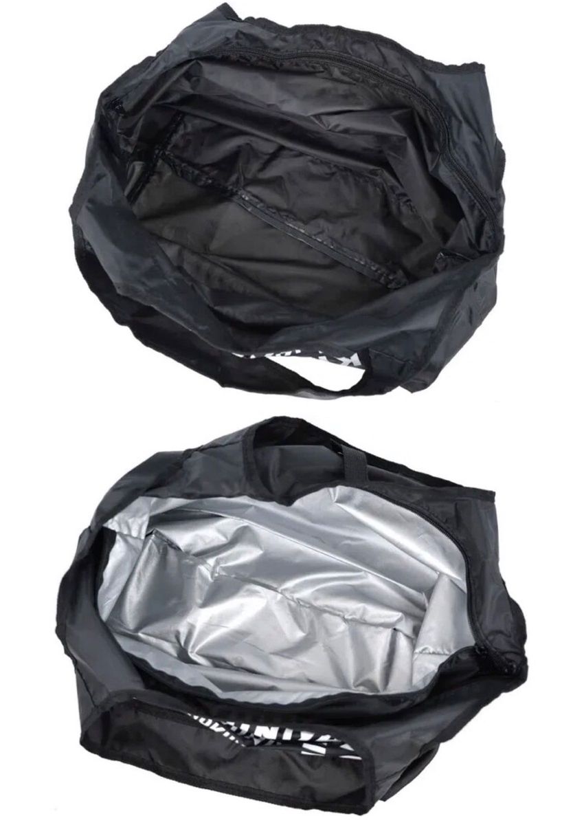 新品 紀伊国屋 常温 保冷 2層式 エコバッグ マルシェバッグ 保冷バッグ トートバッグ GLOW 付録 ブラック 折り畳みバッグ