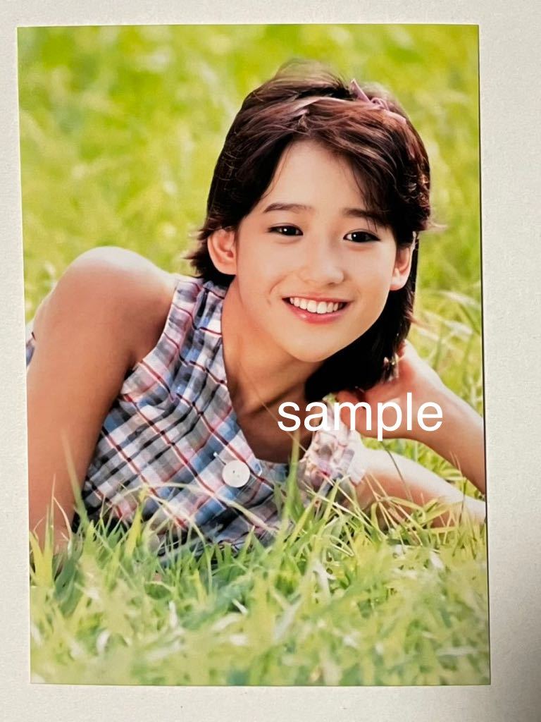  Okada Yukiko L stamp photograph idol 529