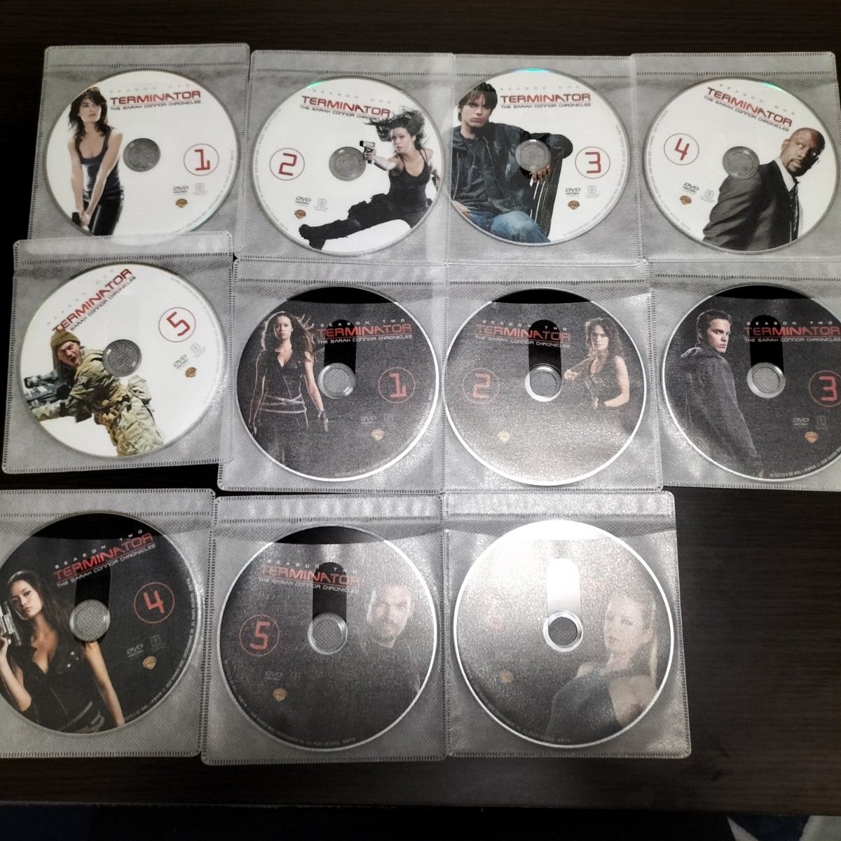 【ディスクのみ】ターミネーター サラ・コナー・クロニクルズ Season1 Season2(途中まで)DVDセット