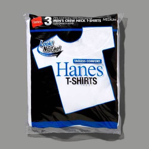 Hanes ヘインズ HM2115G アオラベルクルーネックTシャツ 3枚組 ホワイト Lサイズ 新品_画像2