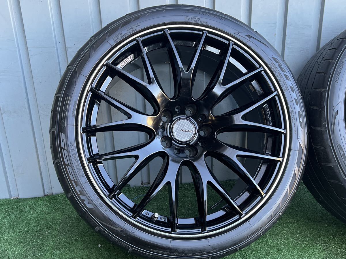 RAYS HOMURAレイズ ホムラ2x9 20インチホイール／タイヤ (20x8.5J +36) (20x9.5J +36) PCD:5x120 ハブ カラーHL LS460 LS600 LS500 BMW_画像3