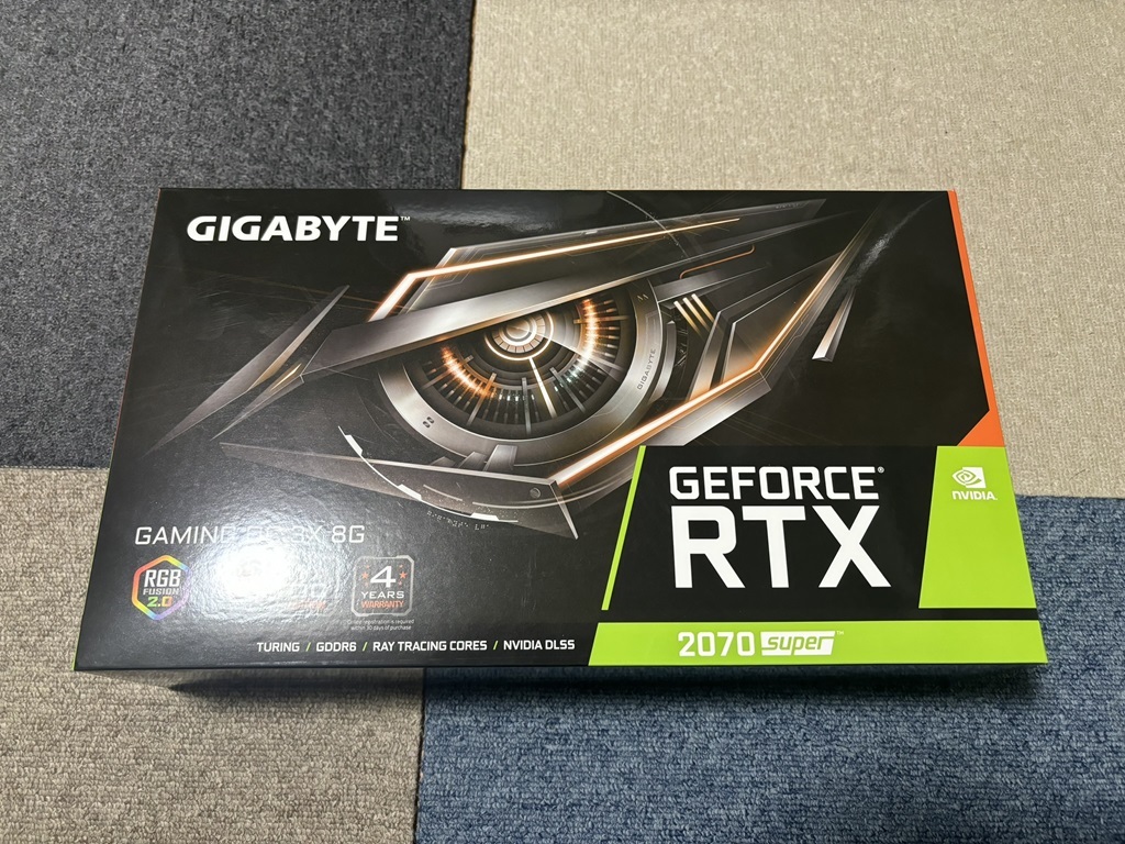 【中古品】GeForce RTX 2070 SUPER GAMING OC 3X 8G【グラフィックボード】_画像2