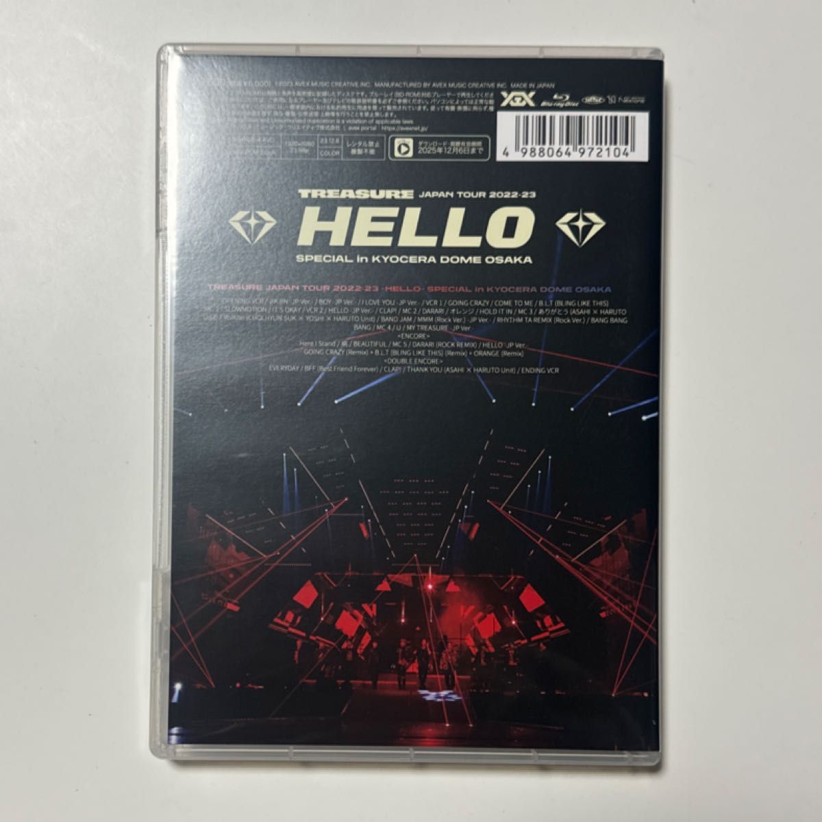 通常盤 (初回仕様) TREASURE 京セラ Blu-ray JAPAN TOUR 2022-23 HELLO ブルーレイ