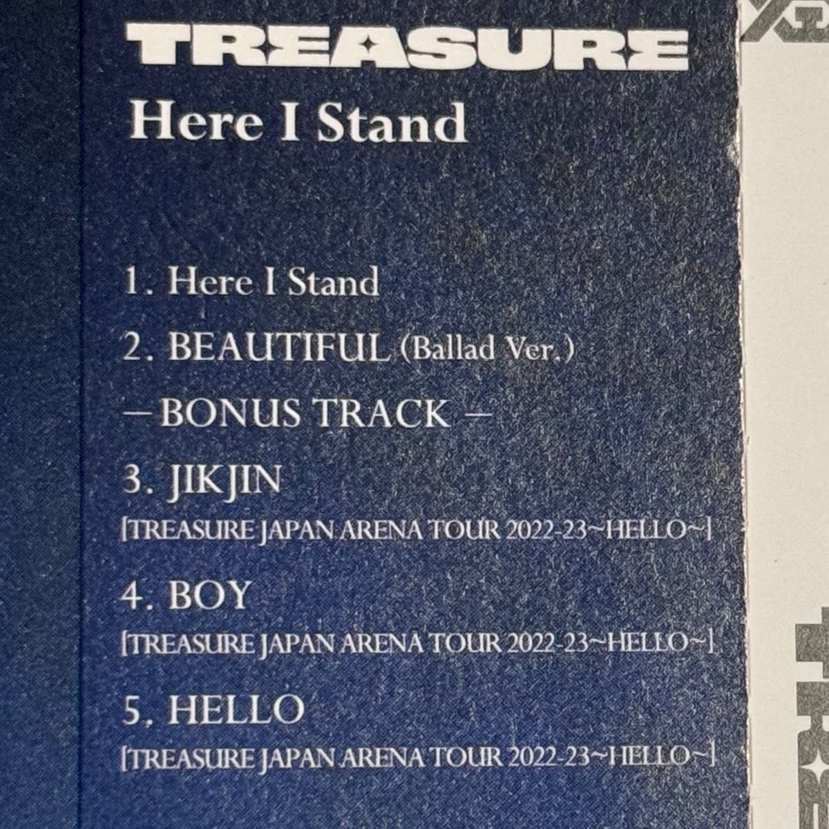 TREASURE アルバム ミニアルバム reboot jp here i stand ヒアスタ Hello CD