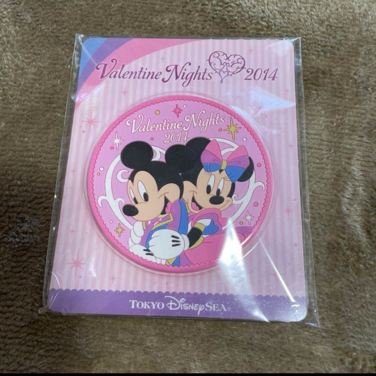 ディズニーシー　2014年バレンタインナイト　非売品　ミッキー　ミニー　コースター