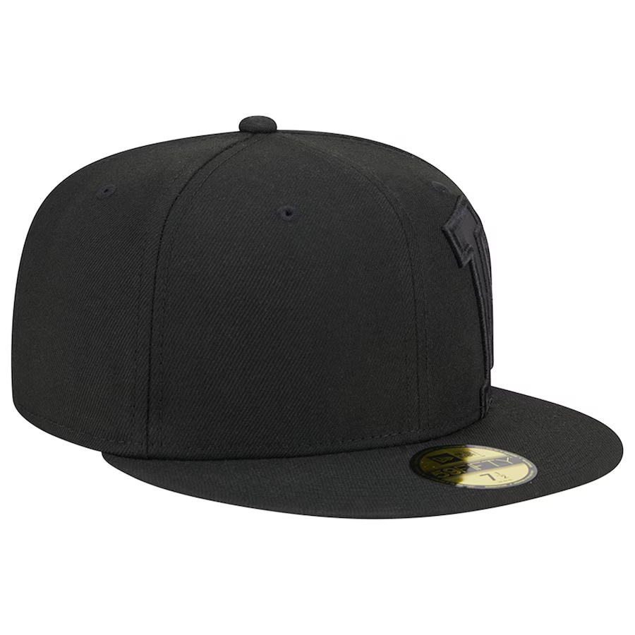 【正規品】ロサンゼルス ドジャース ニューエラ キャップ フラット Satin Peek 59FIFTY Fitted Hat - Black 大谷翔平 帽子 USA MLB 公式_画像3
