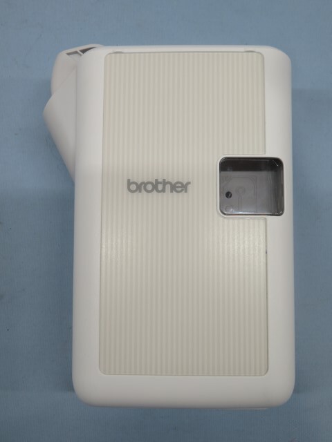 ■brother PT-J100 ラベルライター P-touch ホワイト ブラザー ピータッチ 電池付き USED 92444■！！の画像7