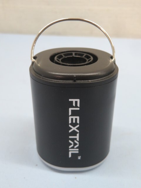 ■FLEXTAIL TINY PUMP 2X ライト付き携帯式エアーポンプ ブラック タイニーポンプ ノズル USBケーブル 取扱説明書付き 動作品 92789■②！_画像6