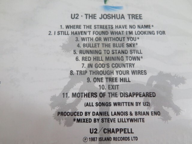 ★U2 THE JOSHUA TREE CD ヨシュア・トゥリー 歌詞カード/ケース付き USED 92000②★！！_画像6