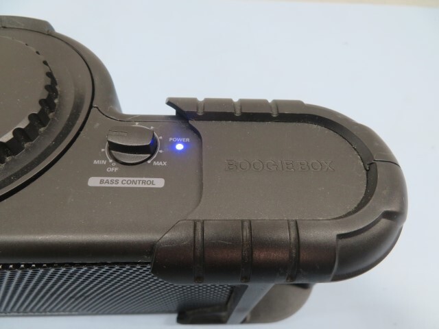 ■audio-technica AT-SPB30 アクティブスピーカー BOOGIE BOX ブラック オーディオテクニカ 電池付き 動作品 92202■！！_画像2