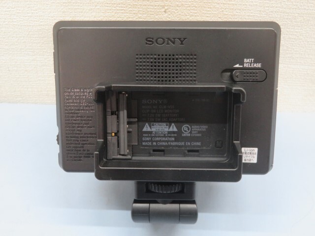 ■SONY CLM-V55 クリップオンLCDモニター ソニー デジタル一眼用液晶モニター カメラ用品 USED 92260■！！_画像5