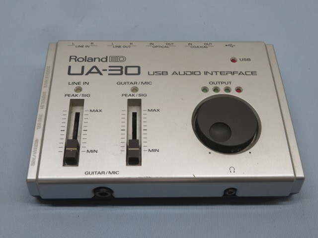 ■Roland ED UA-30 オーディオインターフェース ローランド USED 92276■！！の画像3