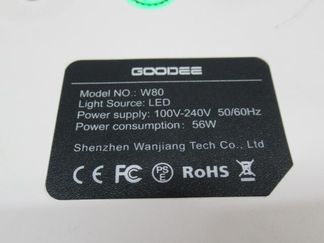 ★GOODEE W80 LEDプロジェクター ゴッディ 電源コード付き USED 92399★！！_画像8