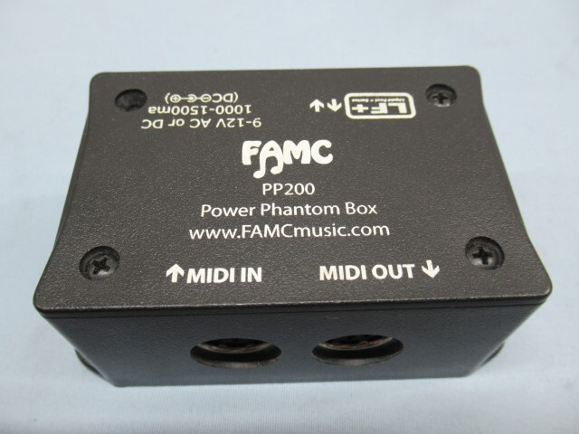■FAMCmusic PP200 パワーファンタムボックス Power Phantom Box 音楽機器 アダプター付き USED 92324■！！_画像2