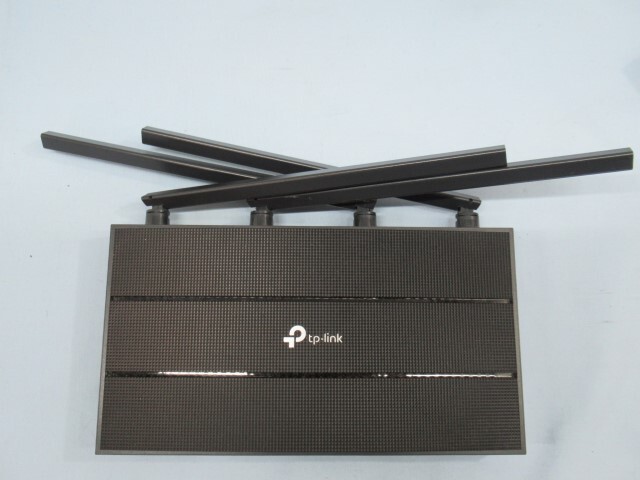 ★Tp-Link Archer C80 AC1900 MU-MIMO Wi-Fi ルーター ティーピーリンク PC用品 アダプター付き USED 92356★！！_画像4