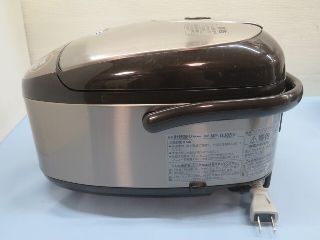 0.54L★ZOJIRUSHI NP-GJ05型 IH炊飯ジャー 20年製 象印 計量カップ付き 動作品 92754★！！_画像7