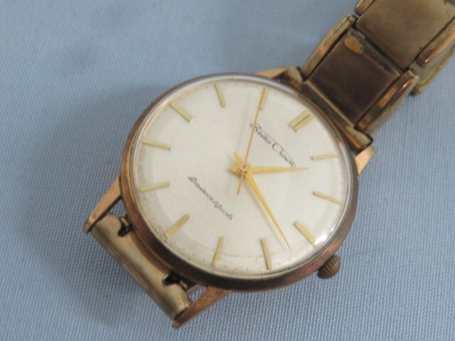 21石★Seiko Crown 1500ZE 腕時計 手巻き アナログ セイコー クラウン ベルト伸縮性 USED 92733★！！_画像1