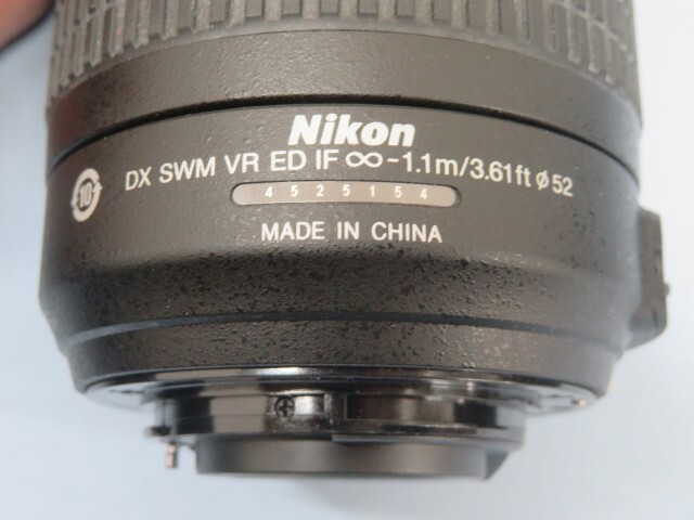 ●●Nikon AF-SNIKKOR55-200mm オートカメラレンズ ニコン f/4-5.6G IF-ED DX SWM VR キャップ/ポーチ付き USED 92778●●！！_画像6