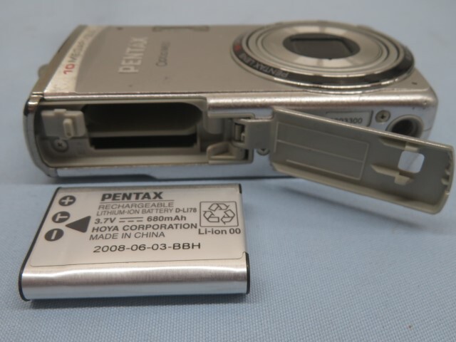 1000万画素☆PENTAX Optio M60 デジタルカメラ バッテリー付き ペンタックス 動作品 92968☆！！_画像7