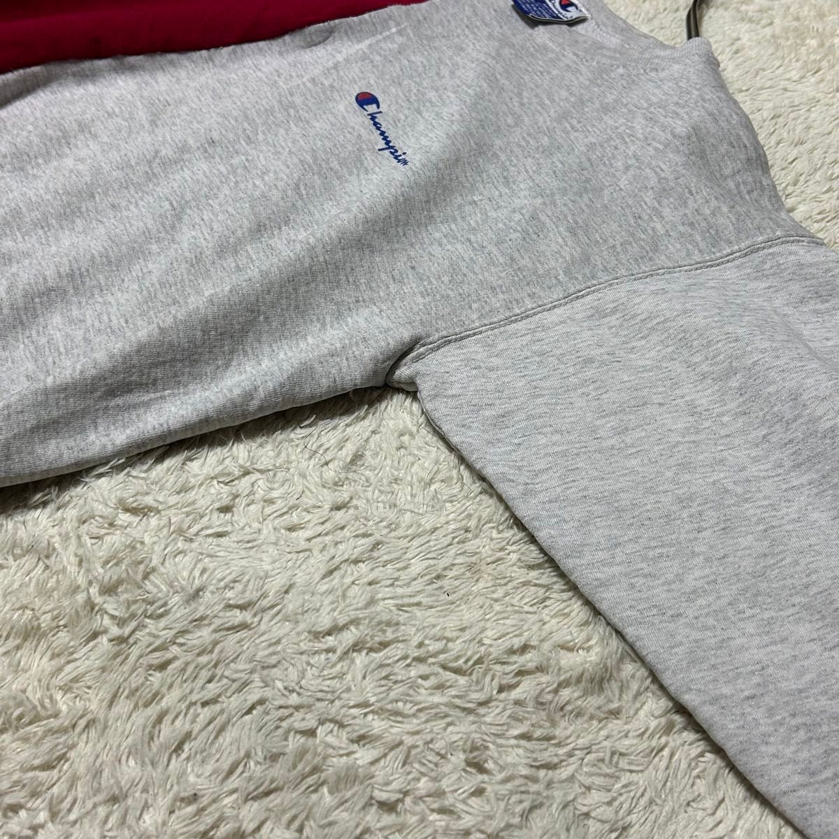90s 刺繍青タグ後期 チャンピオン スウェット アシンメトリー 90s 刺繍青タグ後期 チャンピオン スウェット アシンメトリー