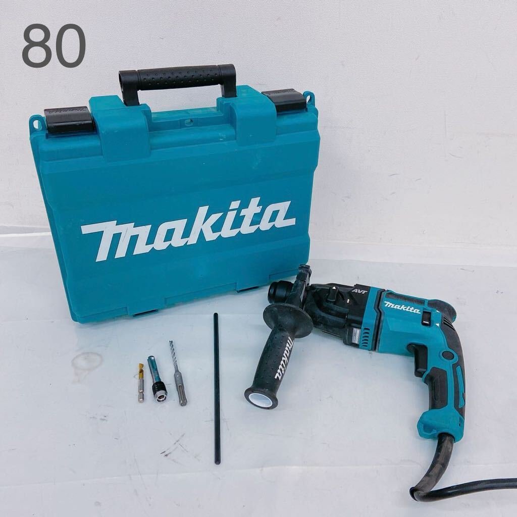 3C032 makita マキタ ハンマドリル ドリル 18mm HR1841F 2モード SDS-plusタイプ ハードケース付 通電動作確認済_画像1