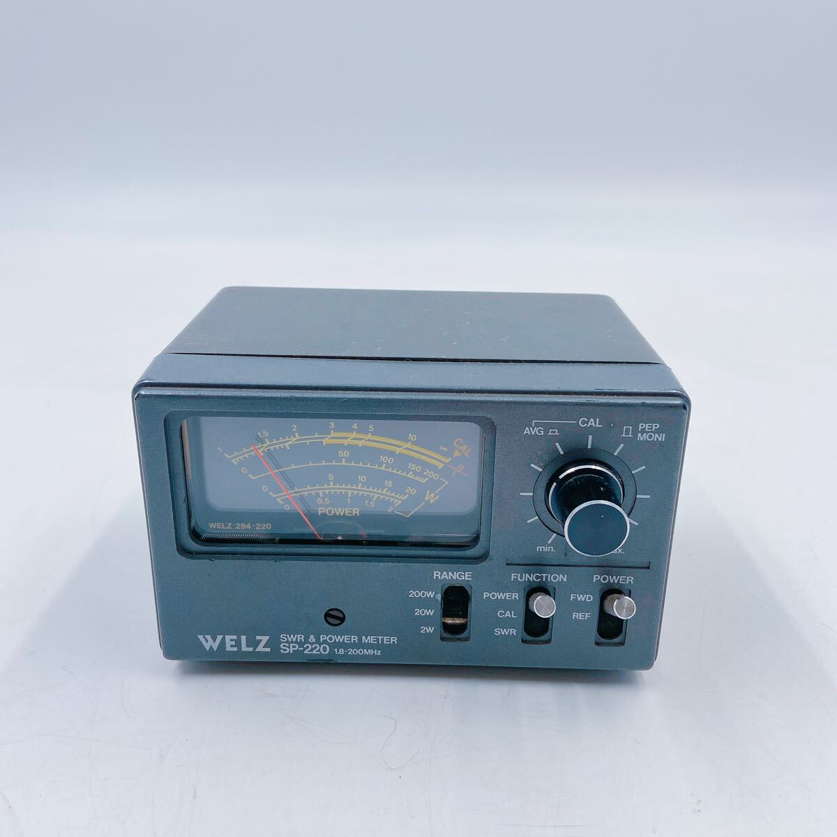 3C063 WELZ ウエルツ SP-220 1.8～200MHz SWR パワー計 HF 50 144MHz アマチュア 無線 の画像3