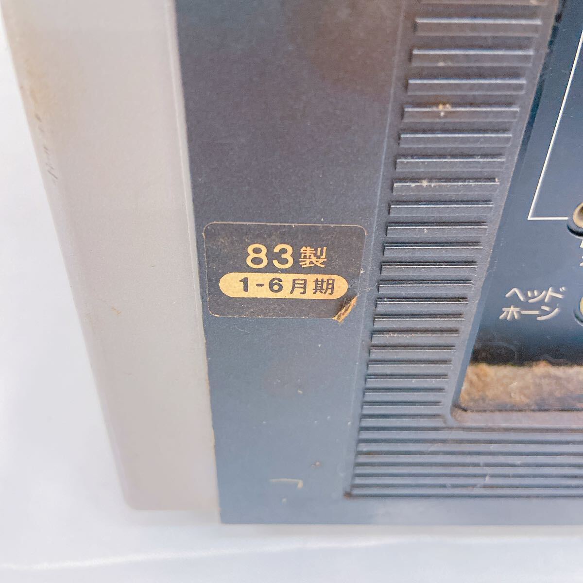 3H024 SHARP シャープ ラジカセ CT-6001 ラジオ カセットテープ カラーテレビ受信機 オーディオ機器 の画像8