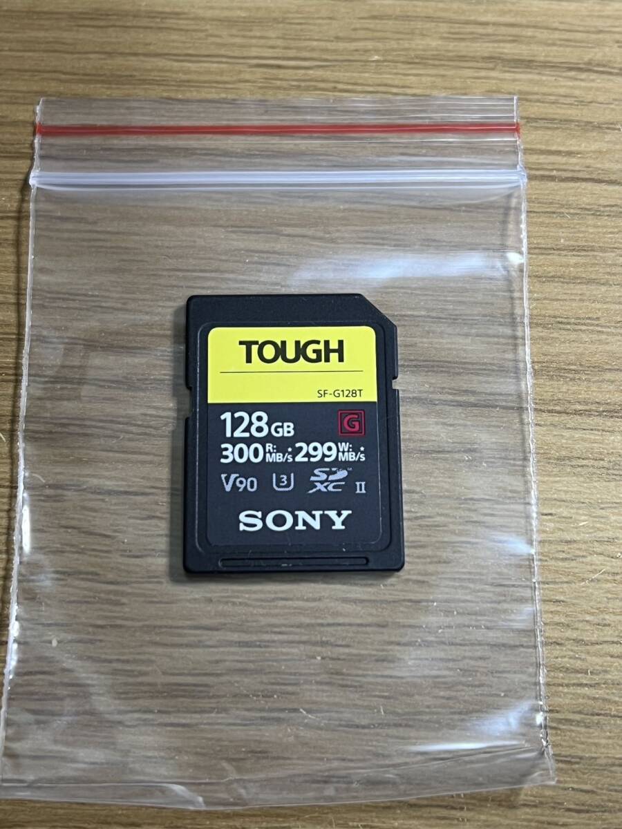 正規品 SONY SDXC メモリーカード SF-G128T TOUGH 128GB UHS-II Class10 対応_画像1