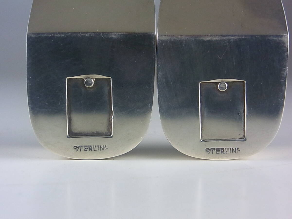 スターリングシルバー　下駄　ソルト＆ペッパー　STERLING　SILVER　刻印　GETA　JAPANESE　salt & pepper　vintage_画像9