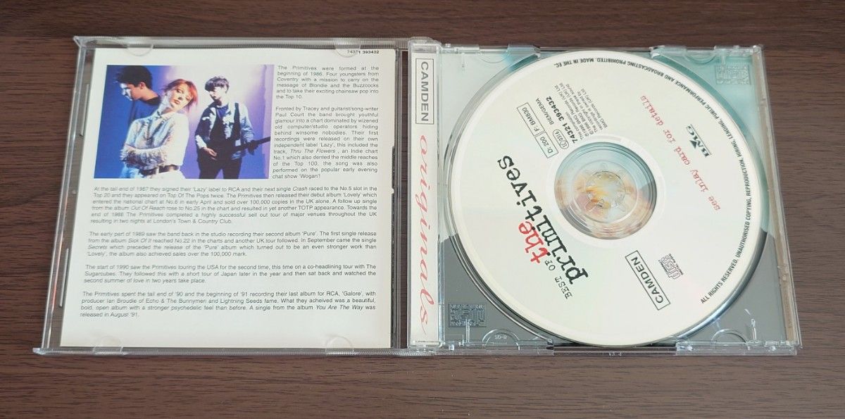 CD BEST OF the primitives  中古品