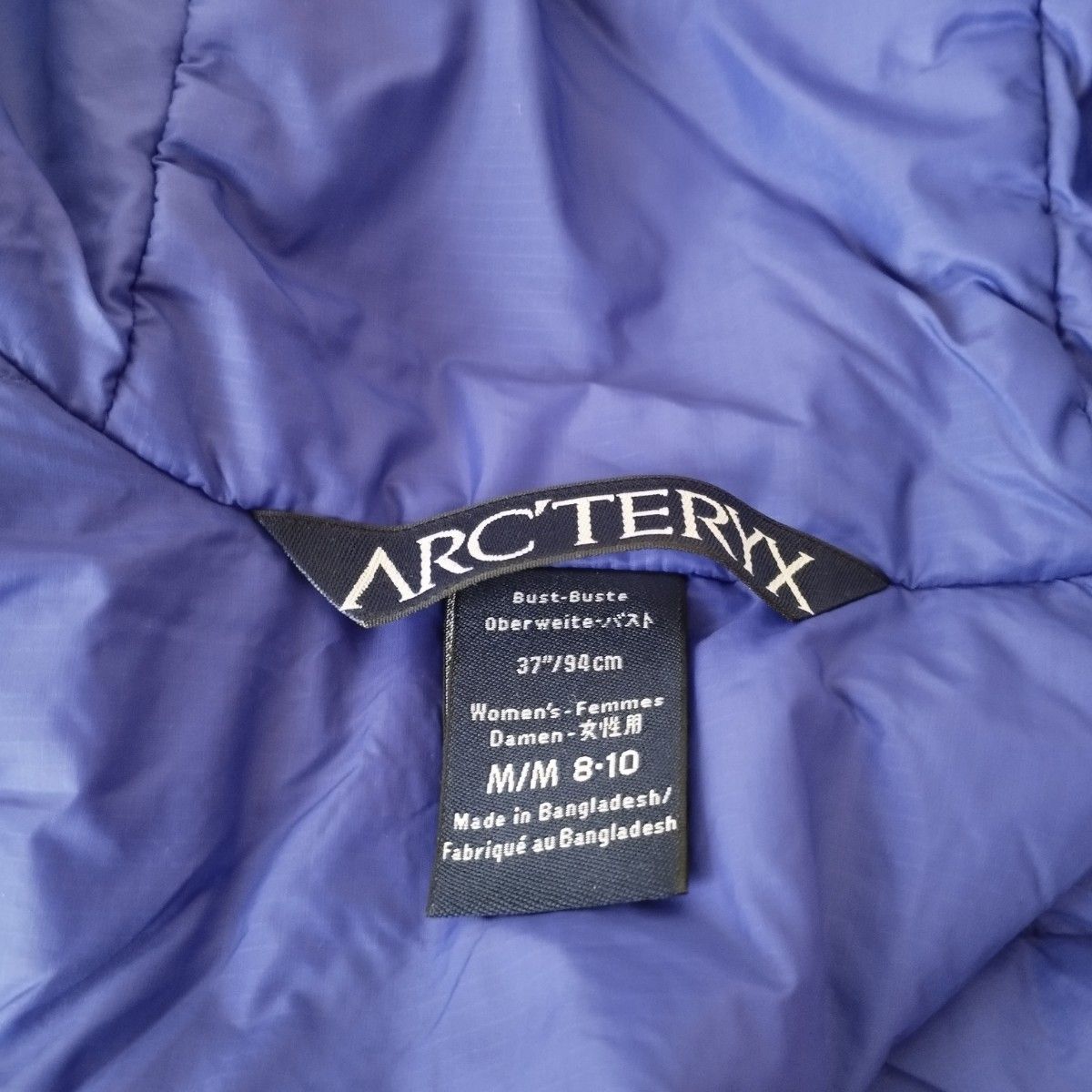 アークテリクス Atom LT フーディー　ジャケット　アトム 1389　アトムLT　レディース　M　ARC'TERYX