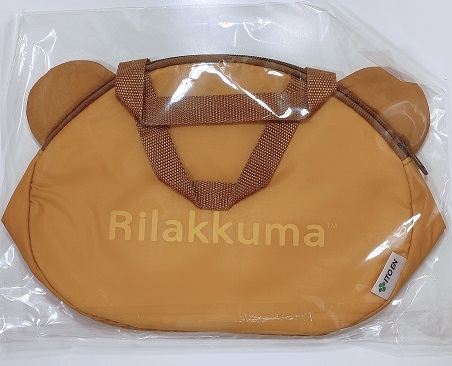 ◆リラックマ×伊藤園/フェイス型保冷バッグ/未使用美品の画像2