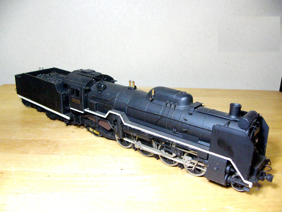 ☆D51213 デゴイチ 大型鉄道模型 金属製 メタル ディスプレイモデル_画像1
