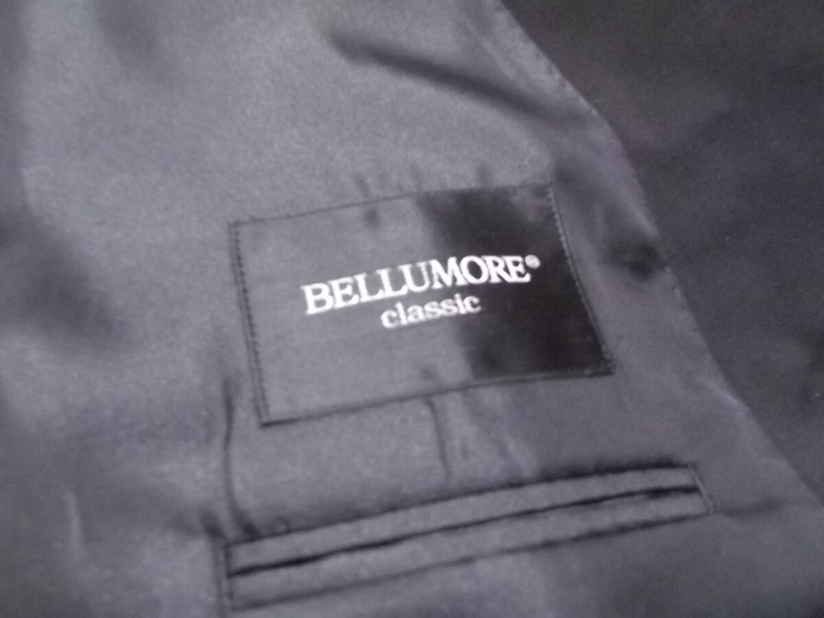 まとめて即決！美品　180㎝用　BELLUMORE　ブラックフォーマル礼服喪服　日本製　ダブルスーツ上下セットアップA44_画像2