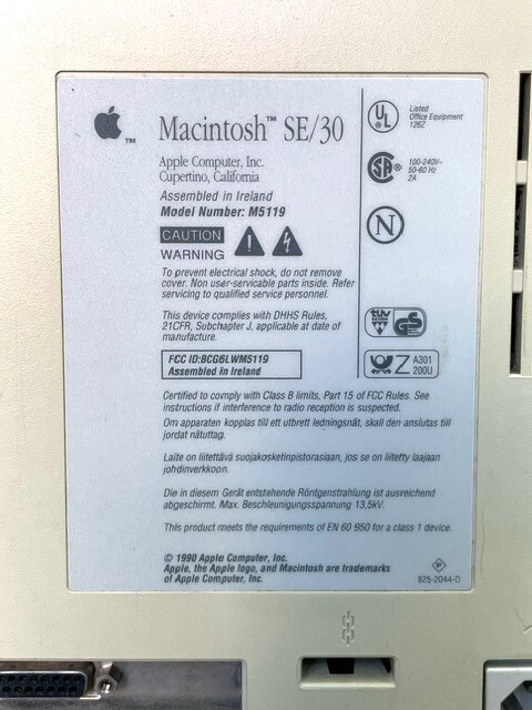 Macintosh SE/30　ジャンク_画像5