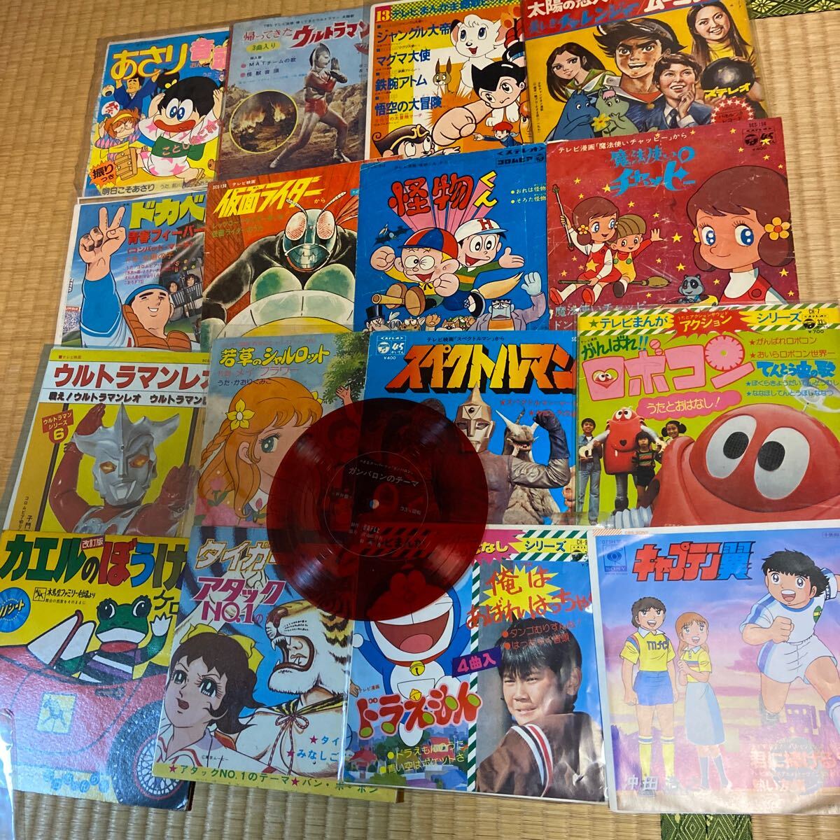 昭和レトロ・６０年代〜８０年代・特撮アニメレコード・ソノシート沢山セット_画像1