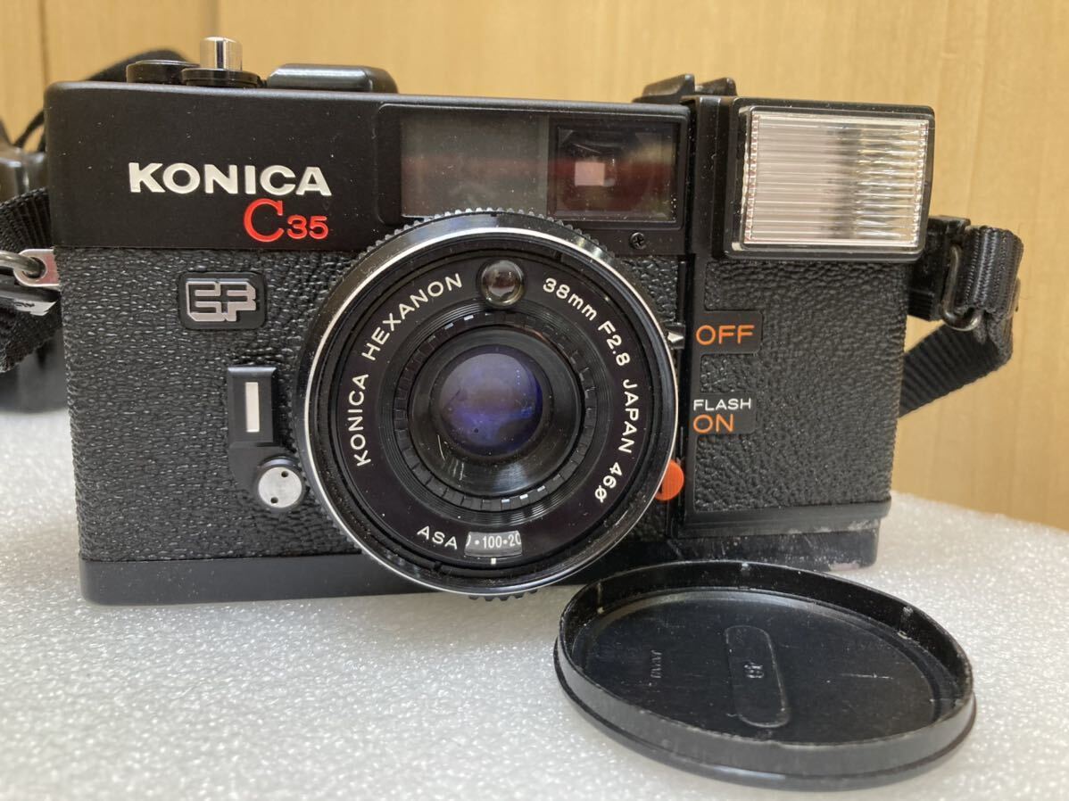 YK7420 一眼カメラ カメラまとめ　MINOLTA XG-E／Hi-MATIC S／α3Xi／Konica C35／GYASHICA ／FUJICA DL-100／Meikoi 7台まとめ　現状品_画像6