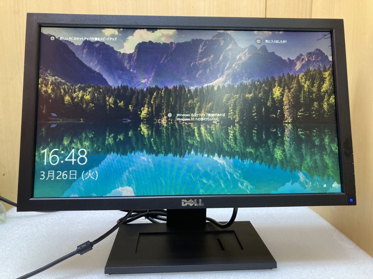 HY0600 DELL E2011HT モニター 20インチ ブラック 液晶ディスプレイ TNパネル 非光沢 PC 業務用 OA機器 現状品　0326_画像1