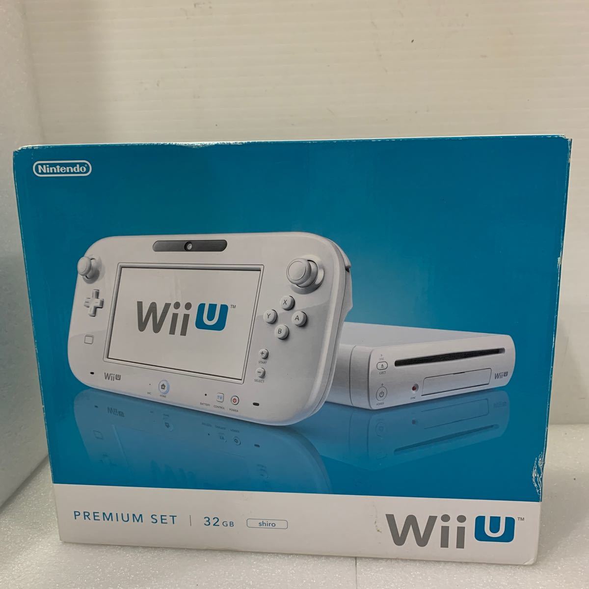 QW3572 WiiU本体 プレミアムセット（WUP-S-WAFC/白） Wii U 現状品 欠品有る 0222の画像1