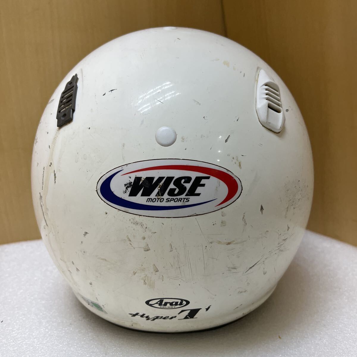 YK7240 中古 Arai (アライ) HYPER-T ジェットヘルメット 59、60cm 現状品　1009_画像5