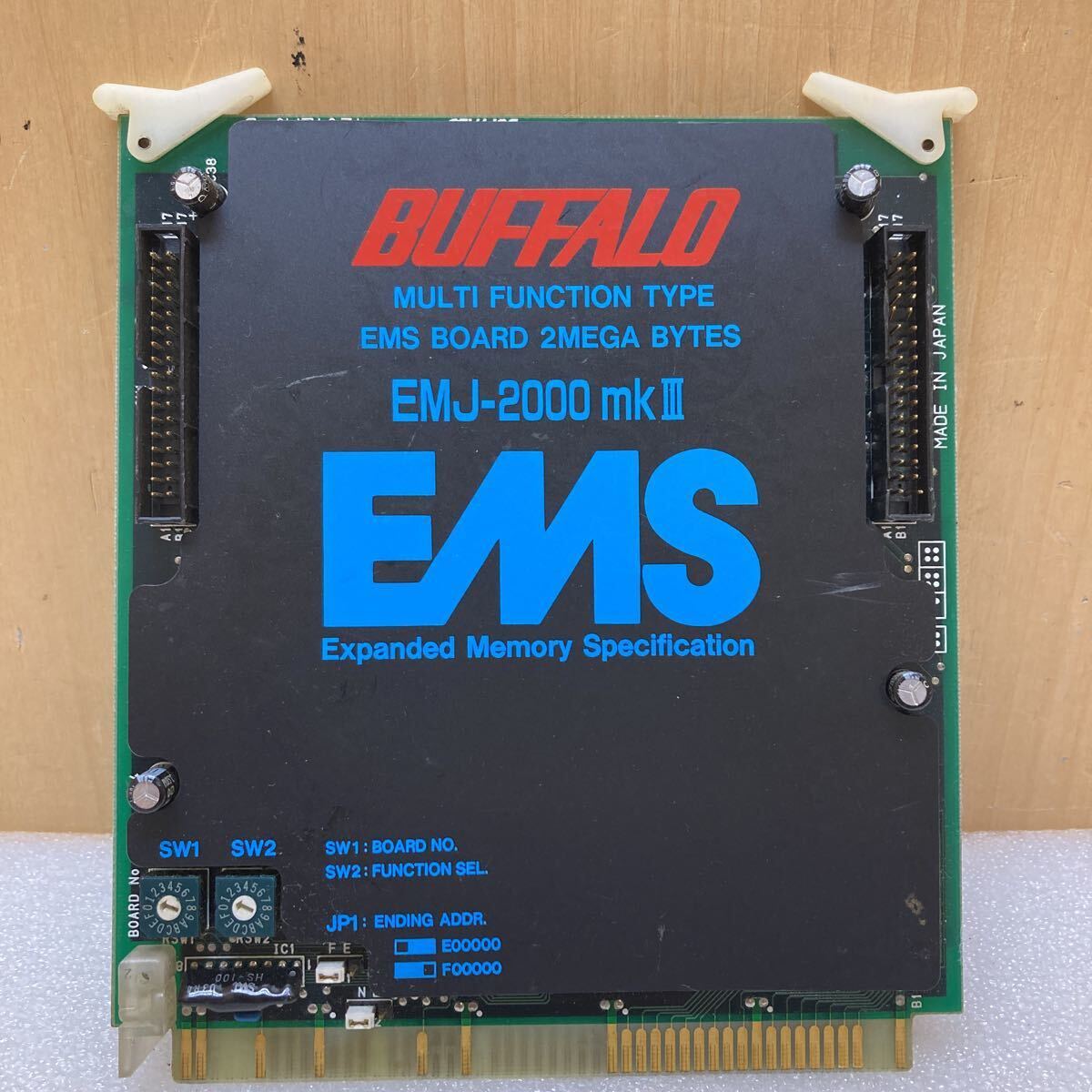 YK6998 PC-98用増設ボード(35)　メモリーボード　BUFFALO EMJ-2000mkIII EMS　2メガバイト　現状品　0928_画像1