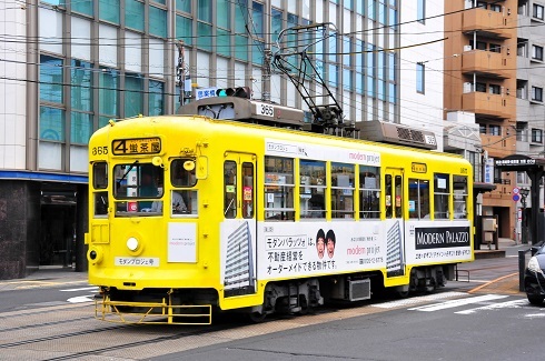 デジ画像２コマ　長崎電気軌道の旧車　３６０形(1961年製)_画像1